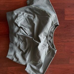 DFYNE IMPACT Green Cropped Shirt